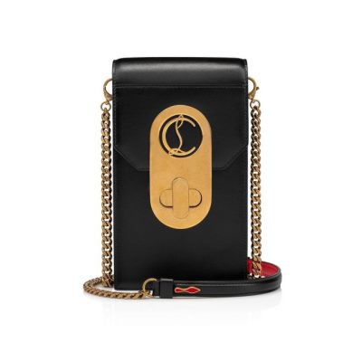 Mini Bolsos Elisa Phone Pouch Christian Louboutin Mujer - Negros - 1210069BK65